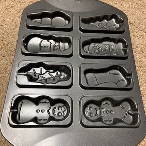 Wilton Holiday non-stick cookie pop pan (8 cavity)